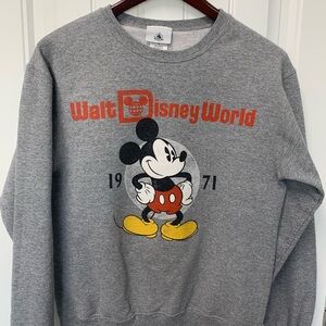 Vintage 1971 Disney World Mickey Mouse Sweatshirt